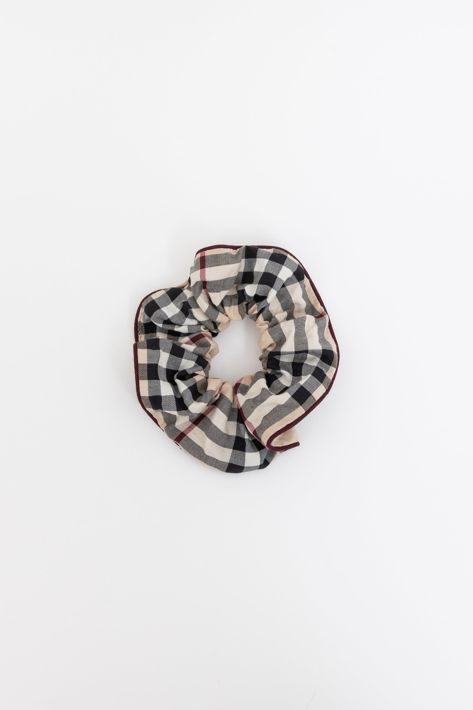 Burberry Check Cotton Hair Scrunchie