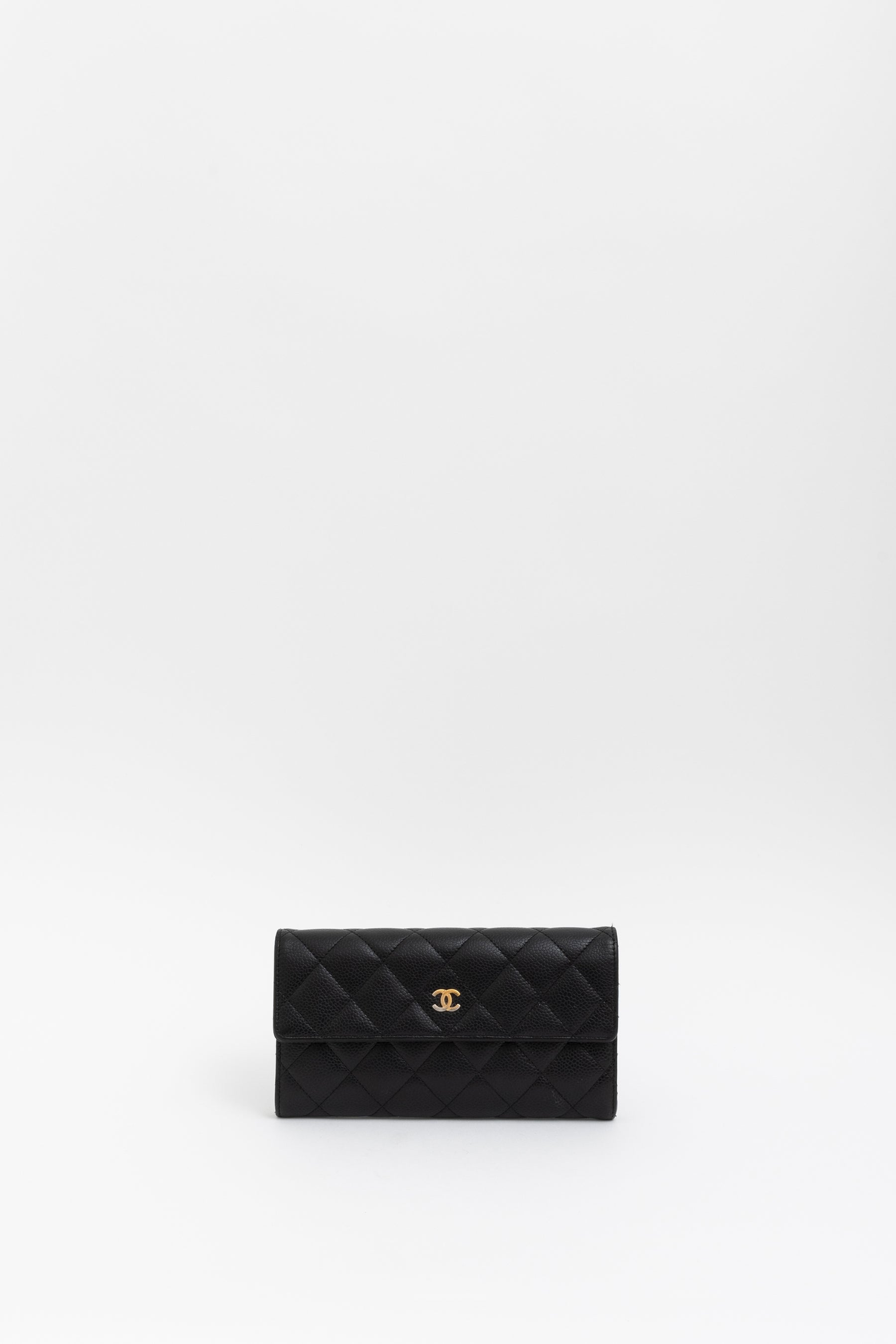 Caviar Quilted Wallet