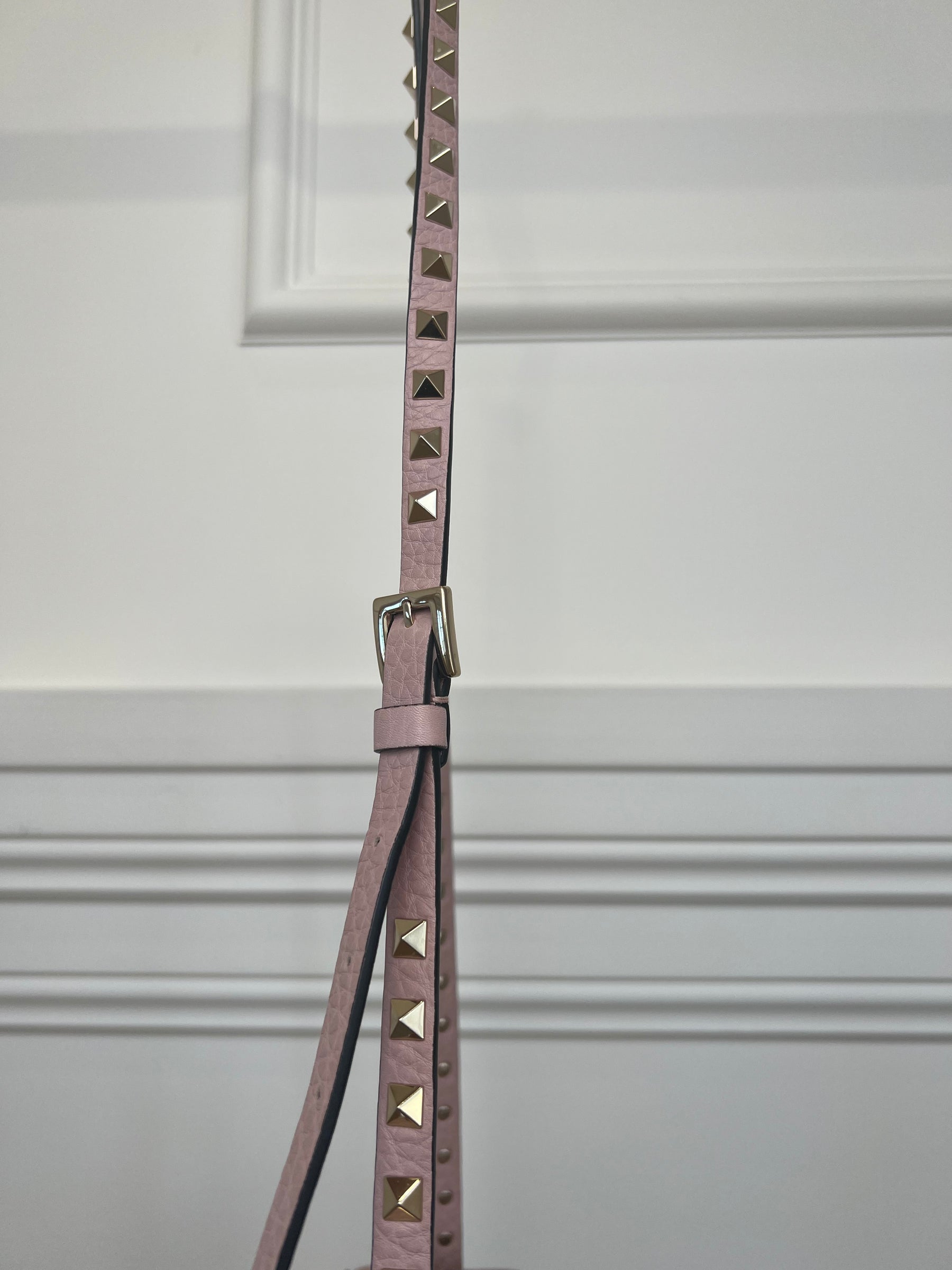 Valentino Rose Rockstud Camera Bag