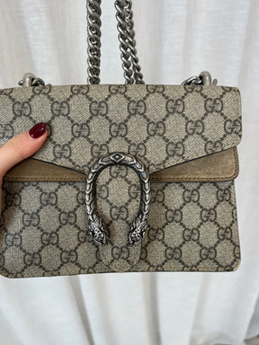 Gucci Monogram Mini Dionysus Shoulder Bag