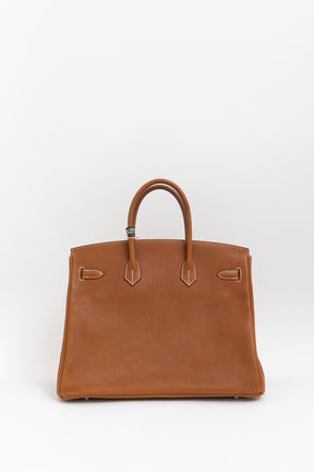 Gold Barenia Faubourg Birkin 35 Bag