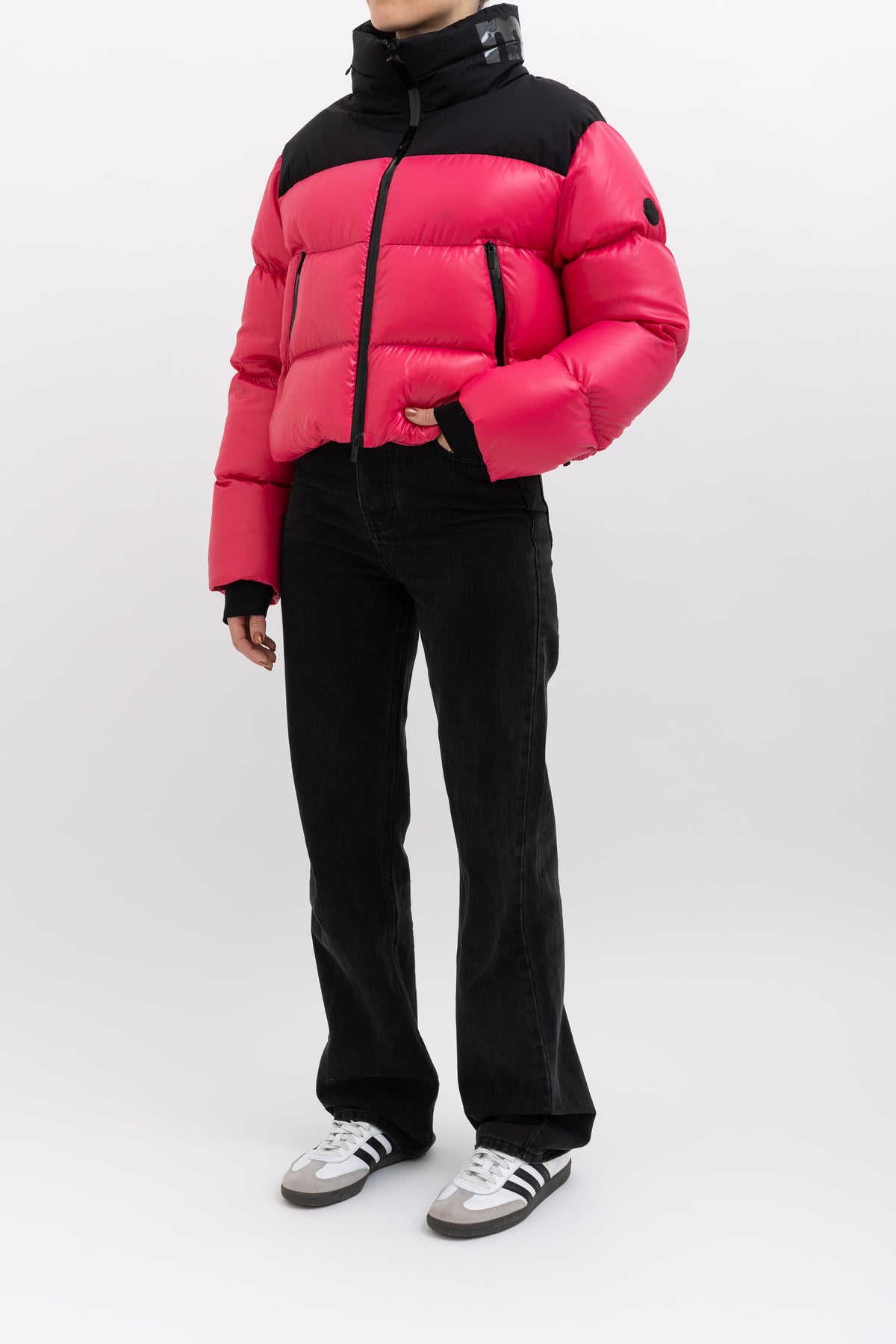Jasione Two-Tone Quilted Shell Down Jacket