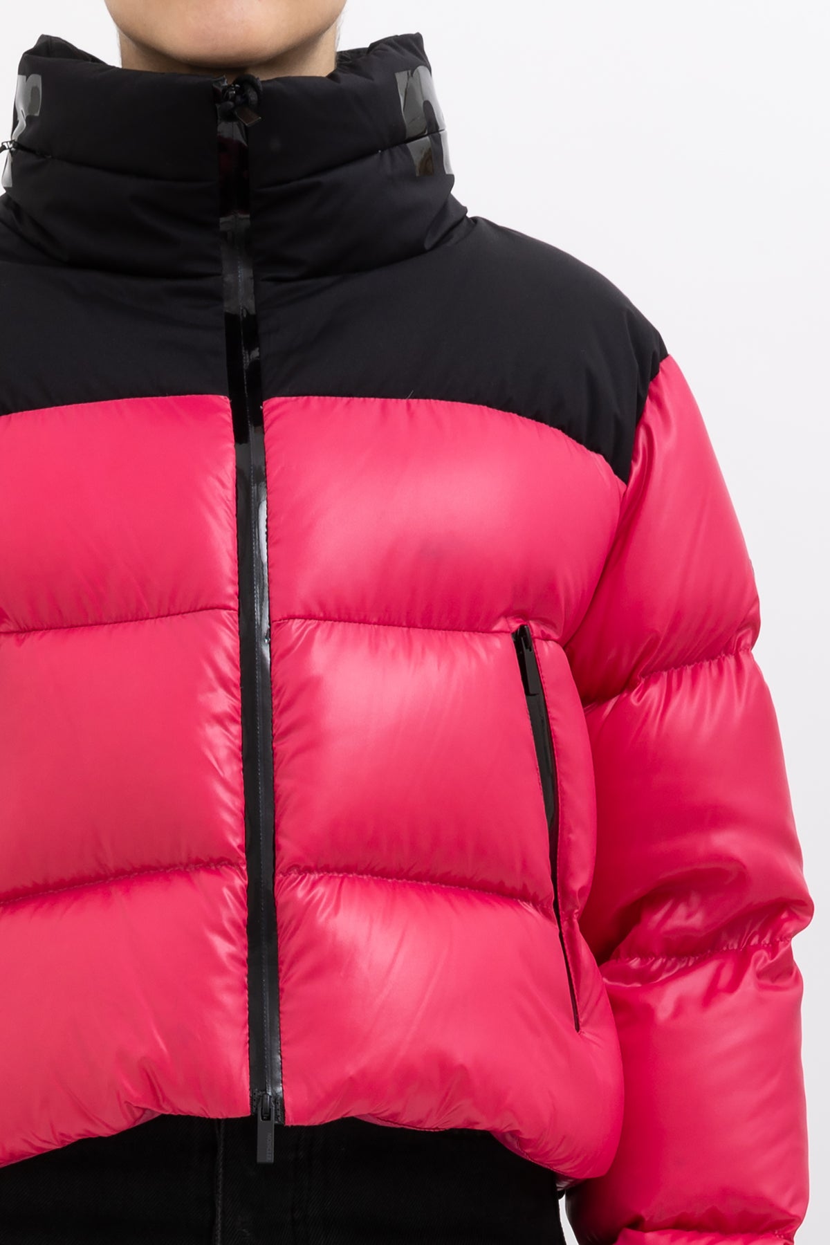 Jasione Two-Tone Quilted Shell Down Jacket
