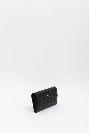 Caviar Quilted Wallet