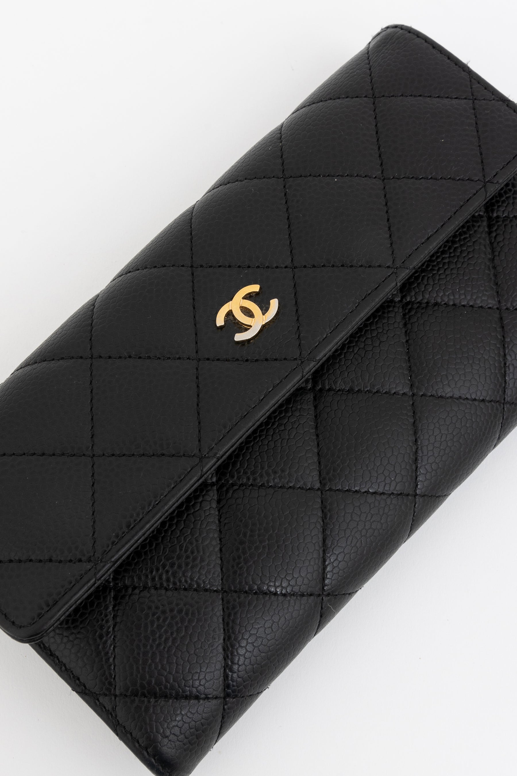 Caviar Quilted Wallet