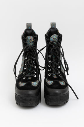 Monogram Pop Laureate Combat Boots