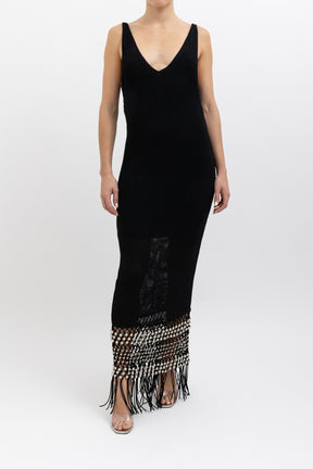 Macrame Fringed Dress