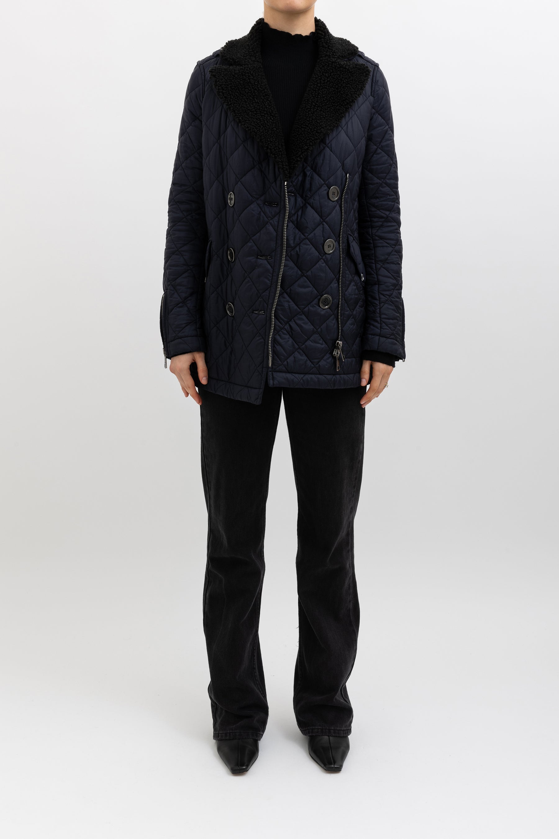 Burberry quilted puffer jacket best sale