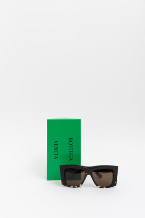 Visor Recycled Acetate Square Sunglasses