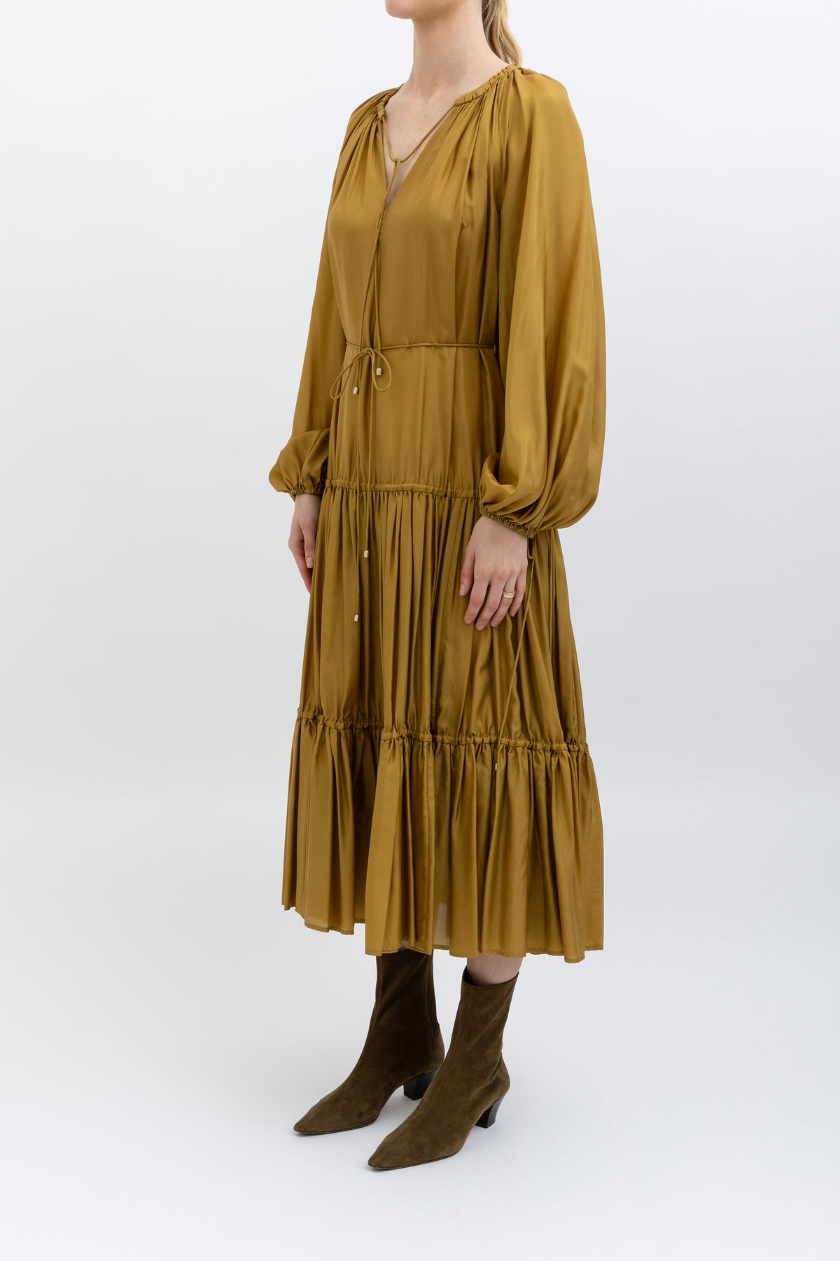 Estelle Tiered Midi Dress