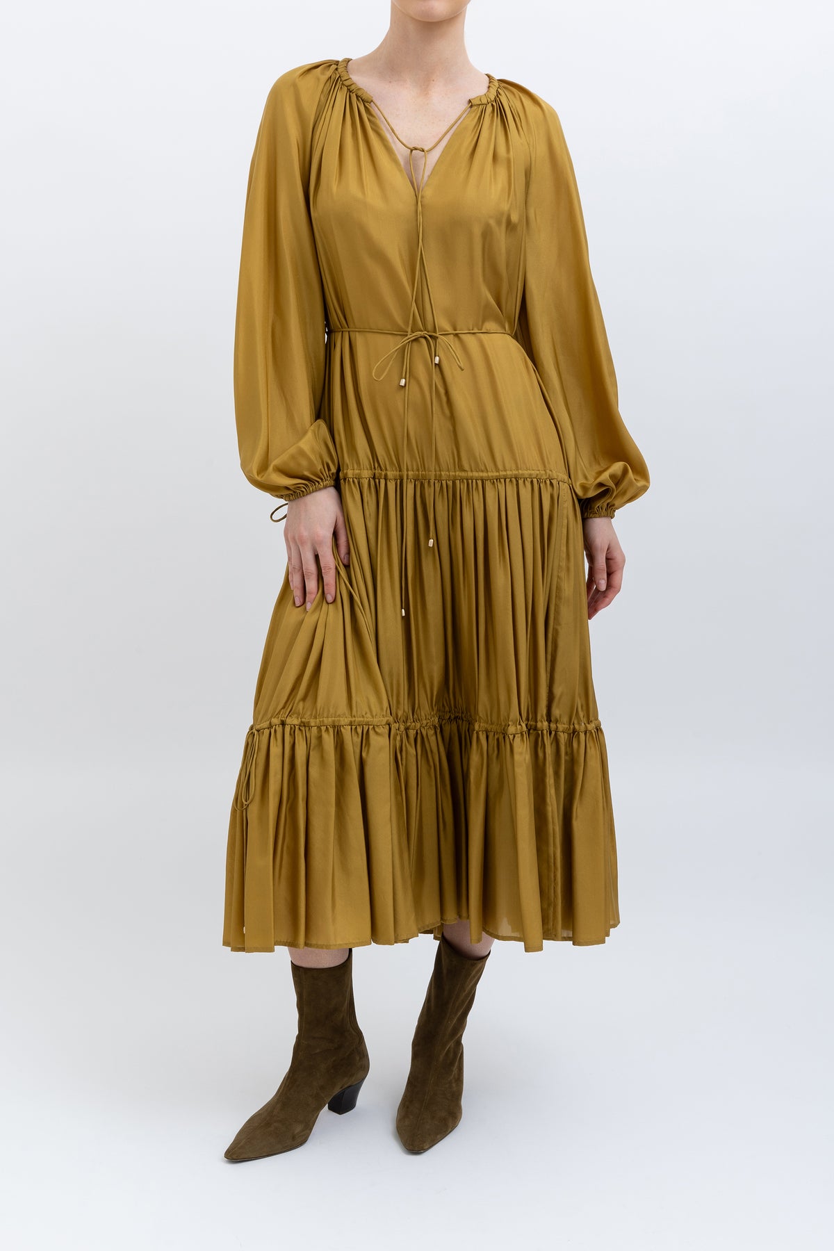 Estelle Tiered Midi Dress