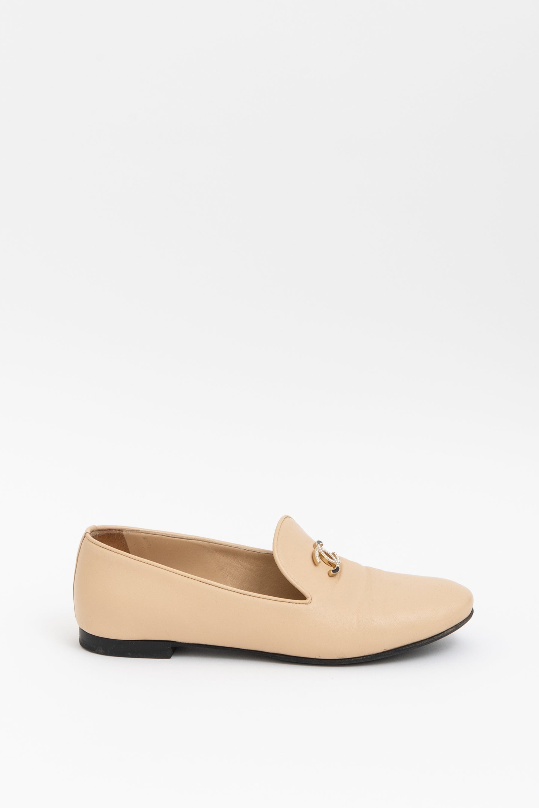 CC Pearl Leather Loafers