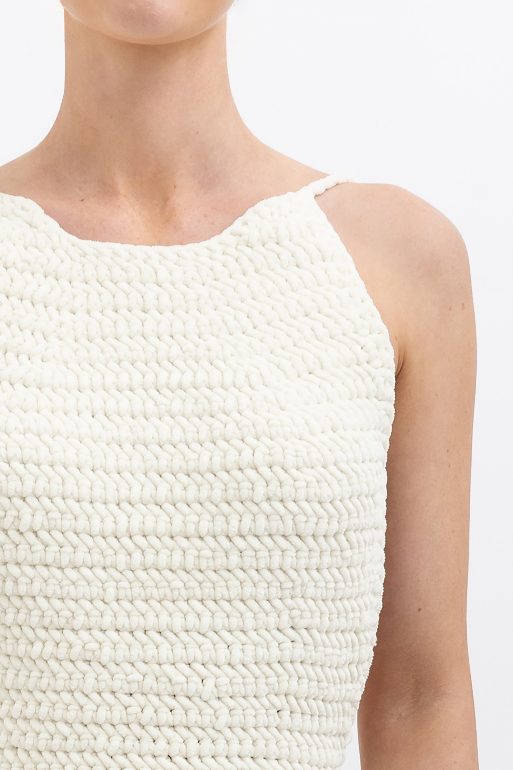 Knit Backless Mini Dress