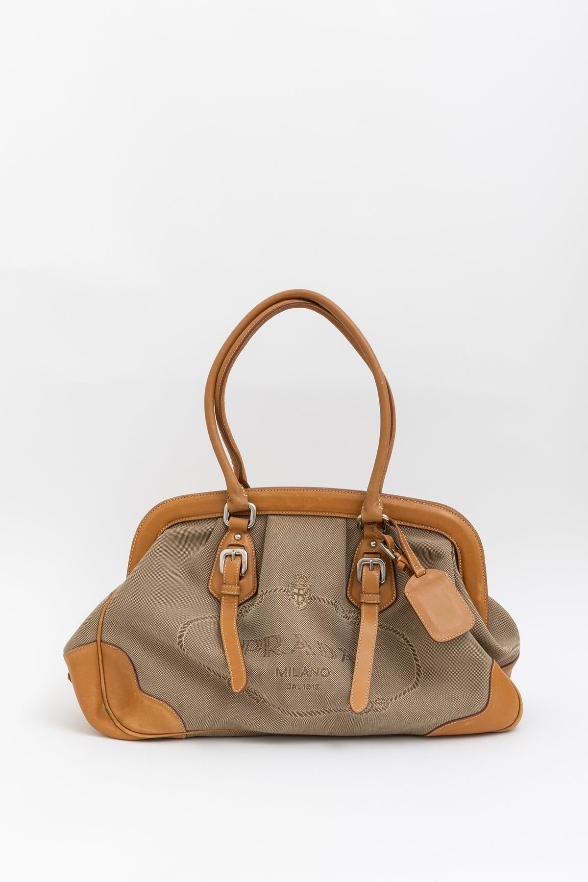 Leather Logo Handbag