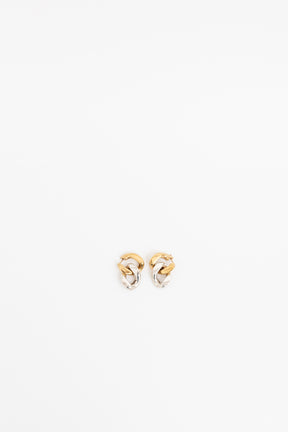 Two Toned Link Earrings