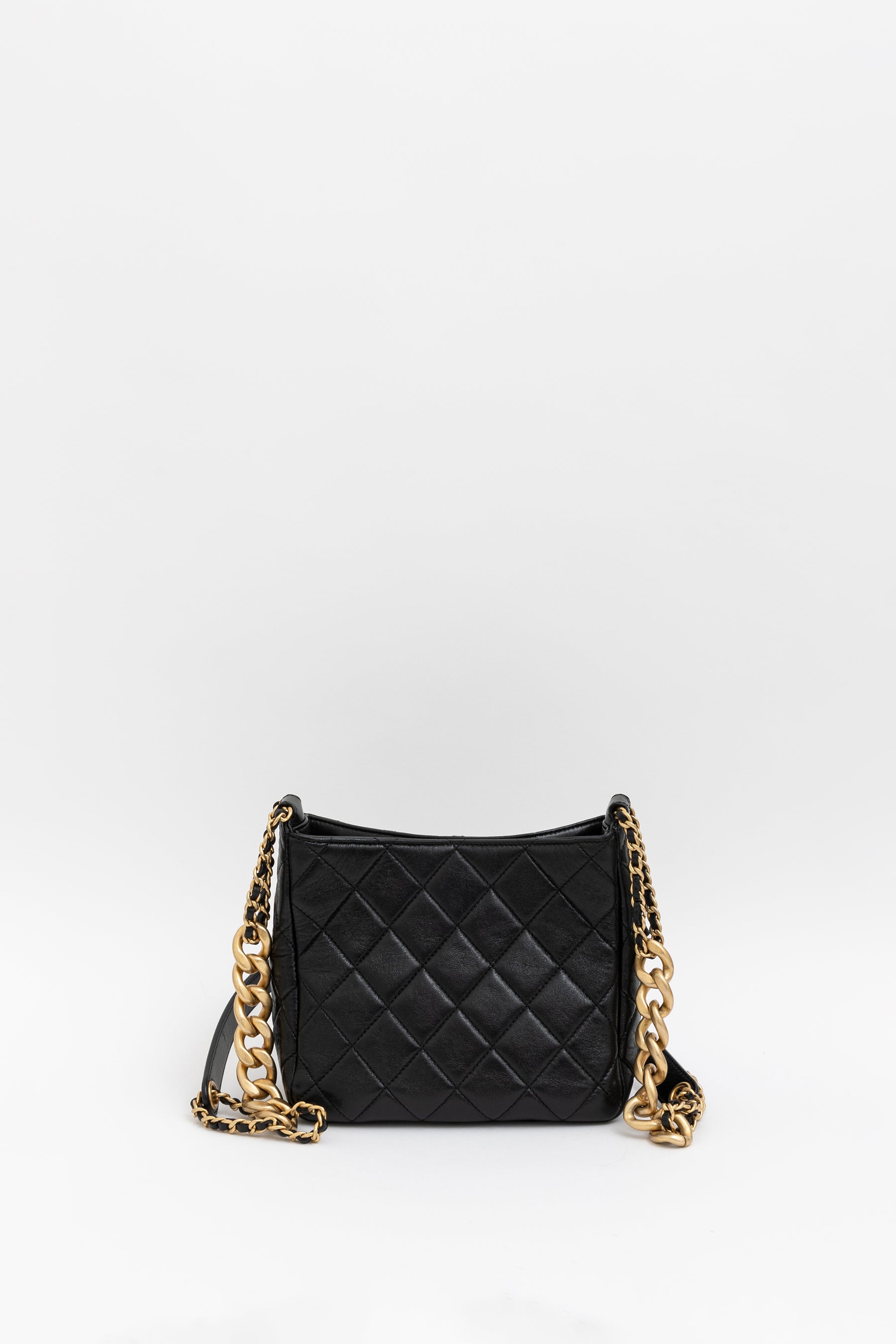 Quilted Chain Hobo Bag