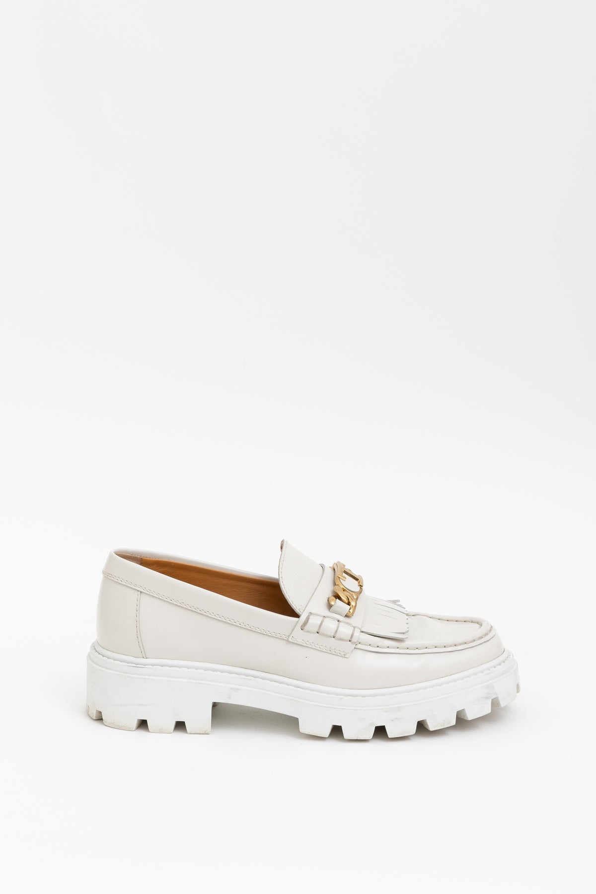 Fringed Leather Loafer