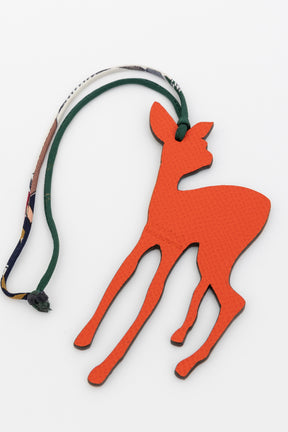 Leather Deer Charm