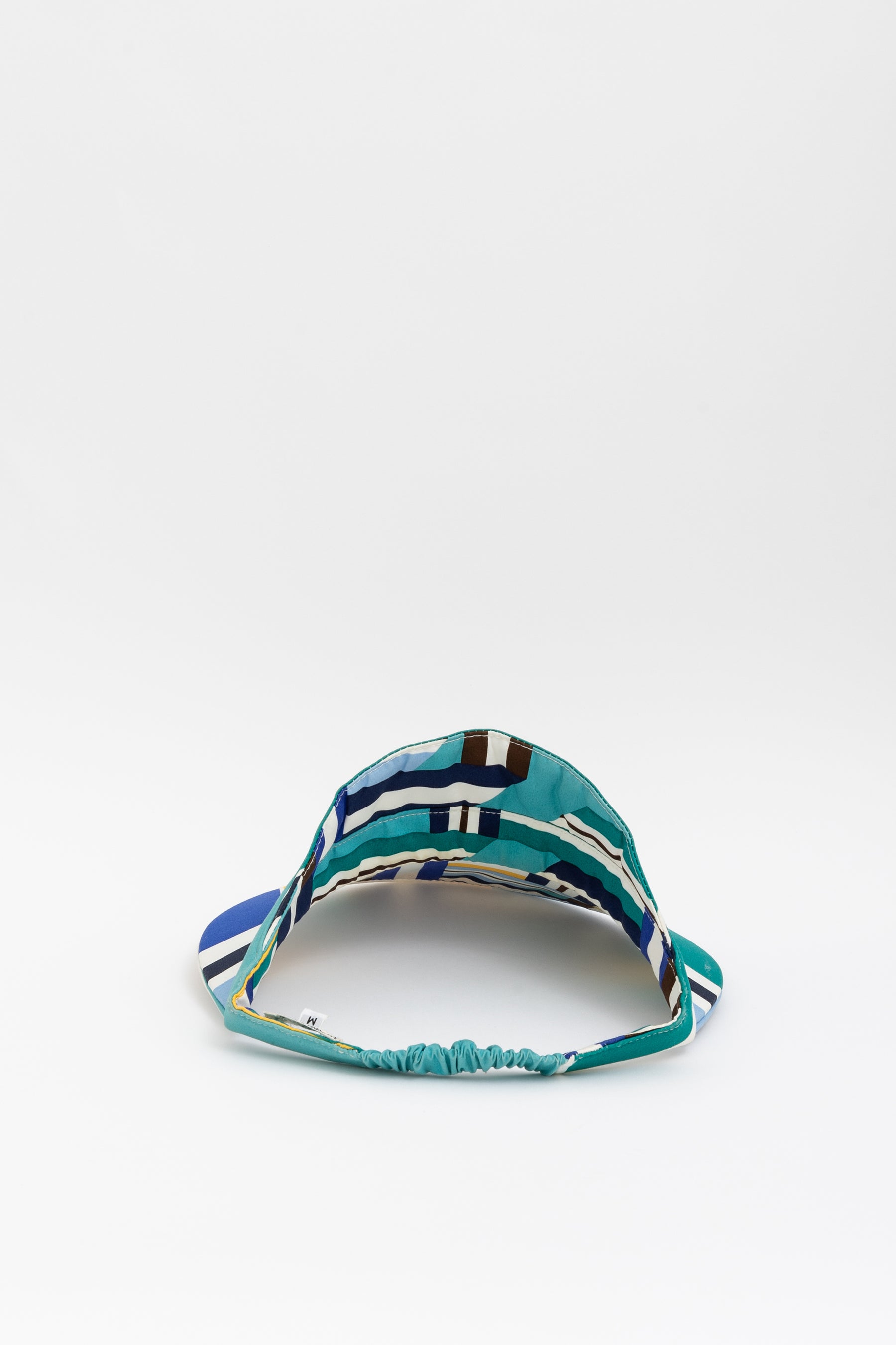 Peak Visor In Yellow Turquoise