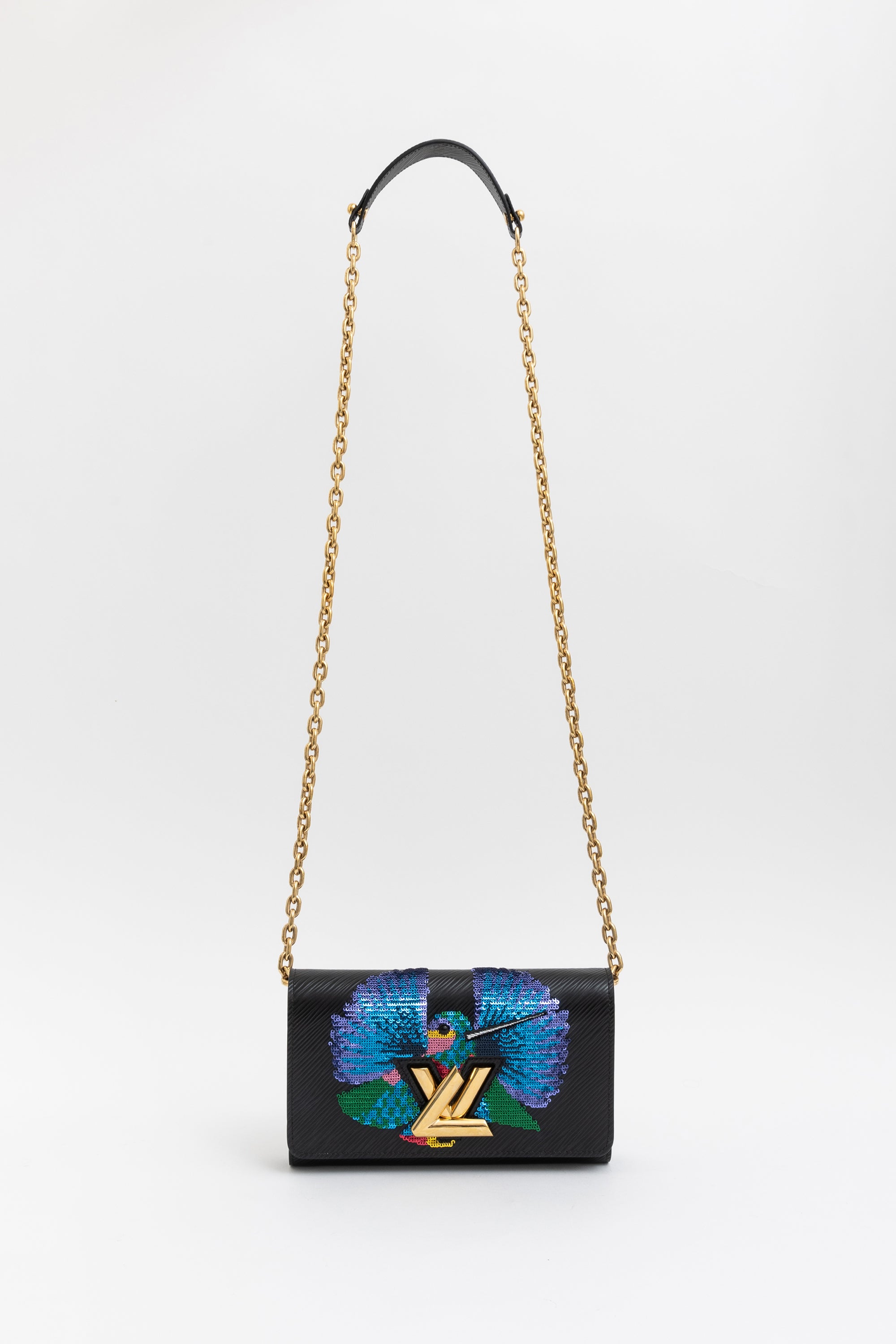 Wallet on Chain with Bird Motif