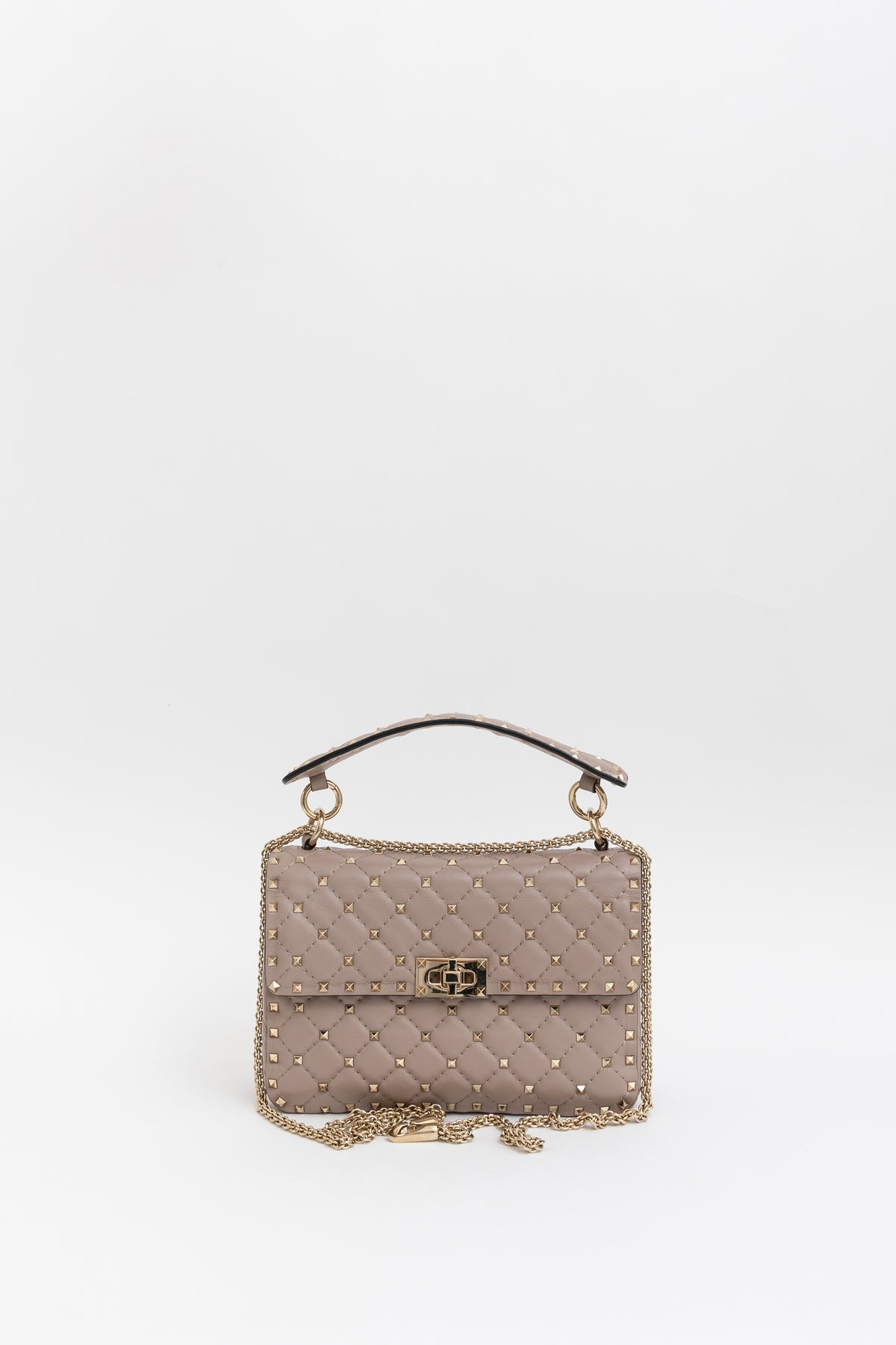 Rockstud Top Handle Bag