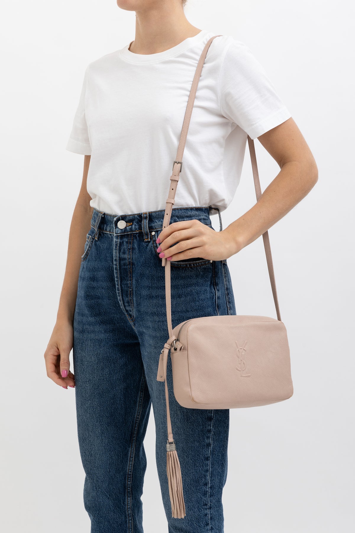 Lou Medium Camera Bag In Blush