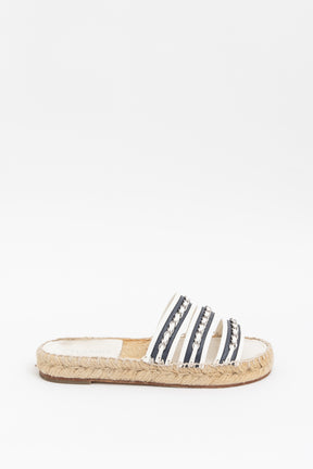 Chain Espadrille Slides