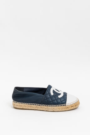 Quilted Leather Espadrille