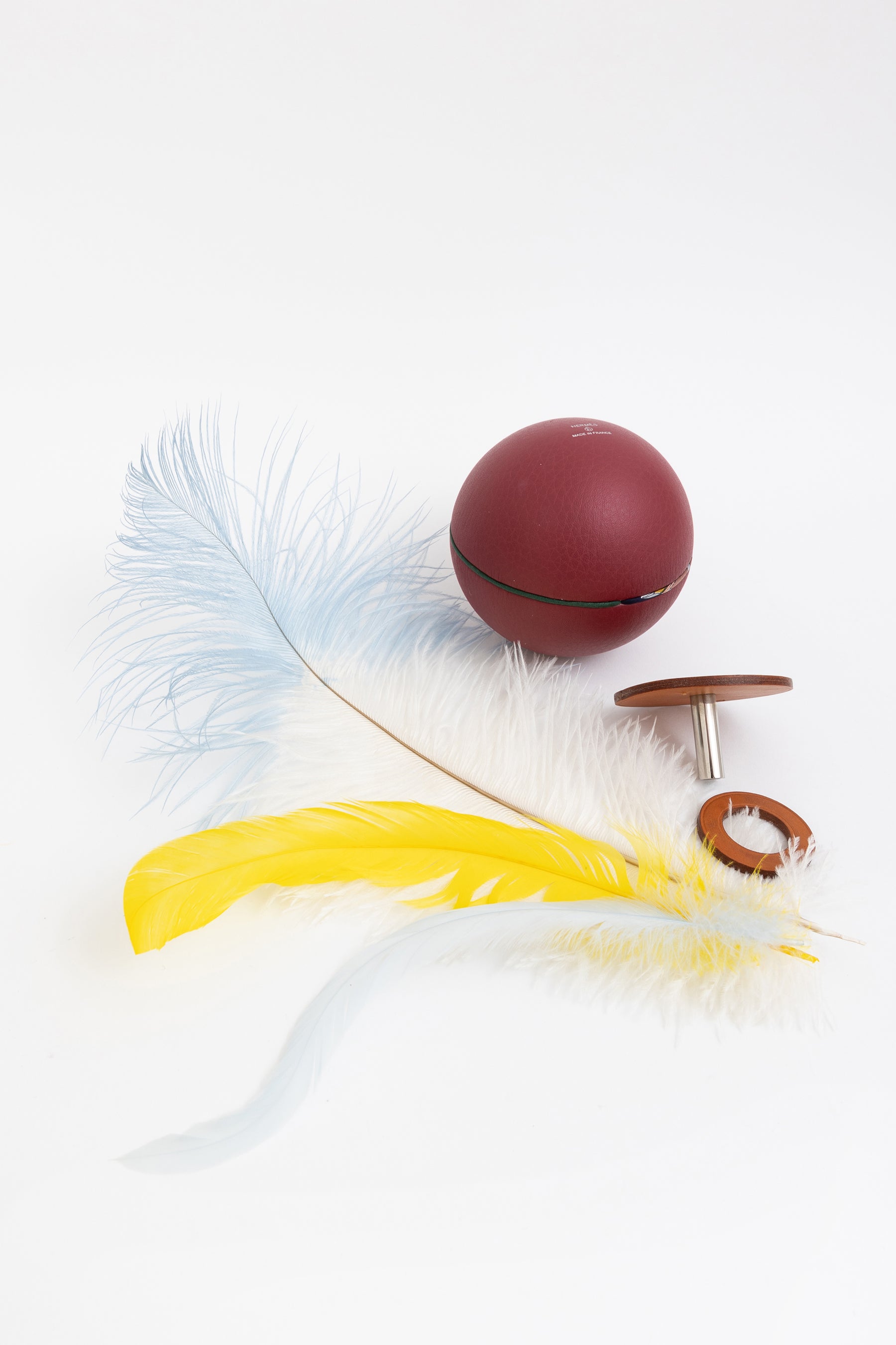 Spherical Music Box with Feather