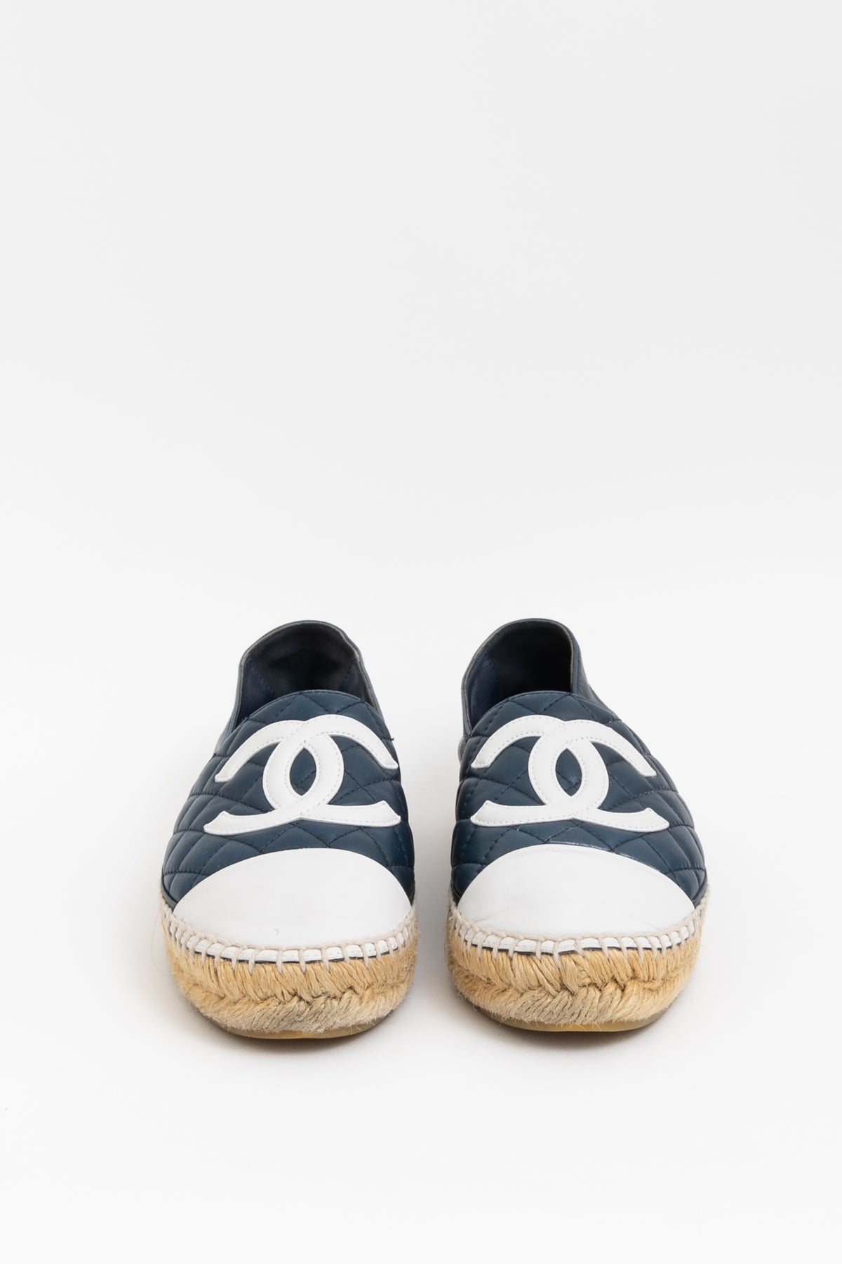 Quilted Leather Espadrille