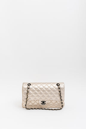 Chanel Metallic Gold Classic Double Flap Bag