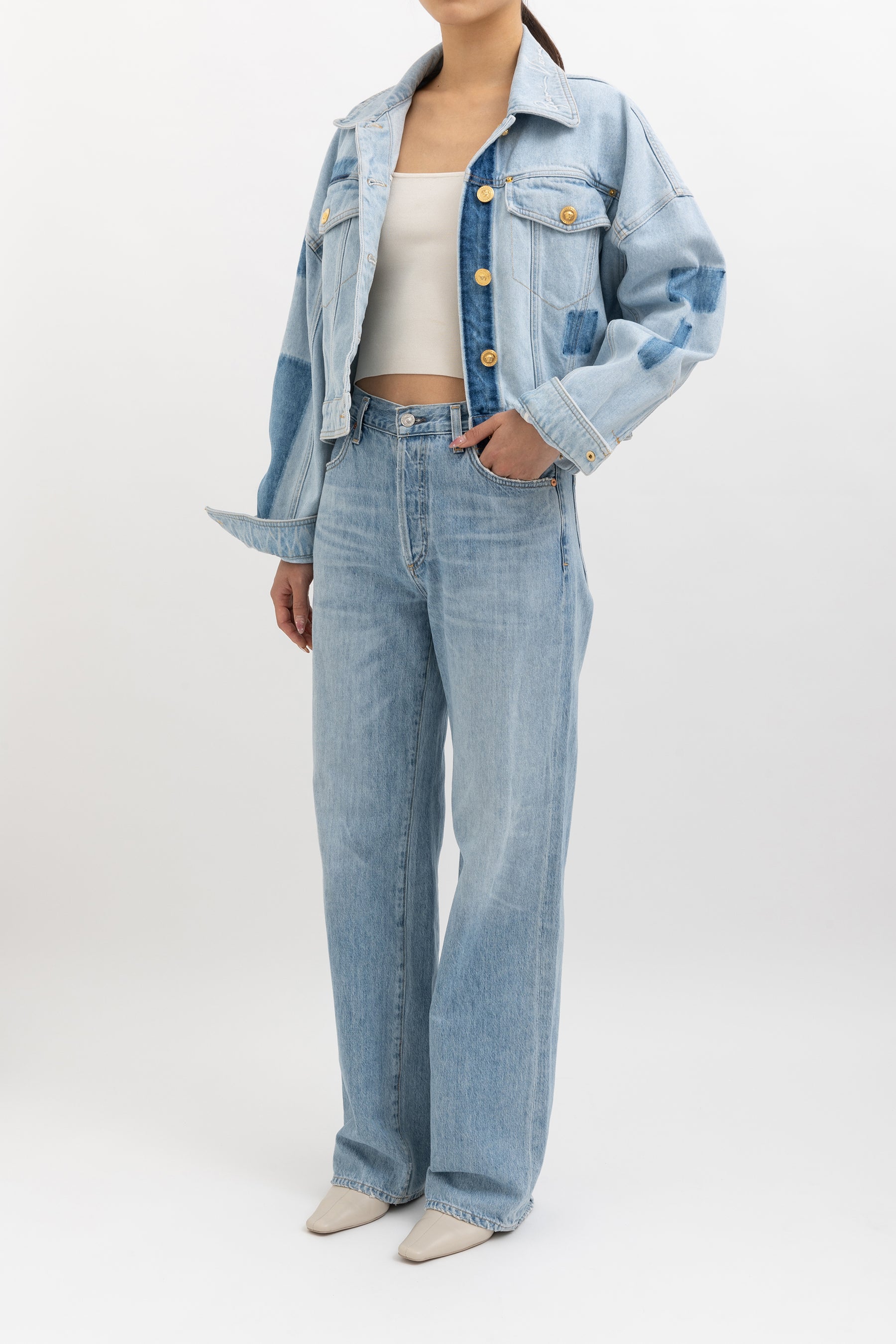 Cropped Denim Jacket