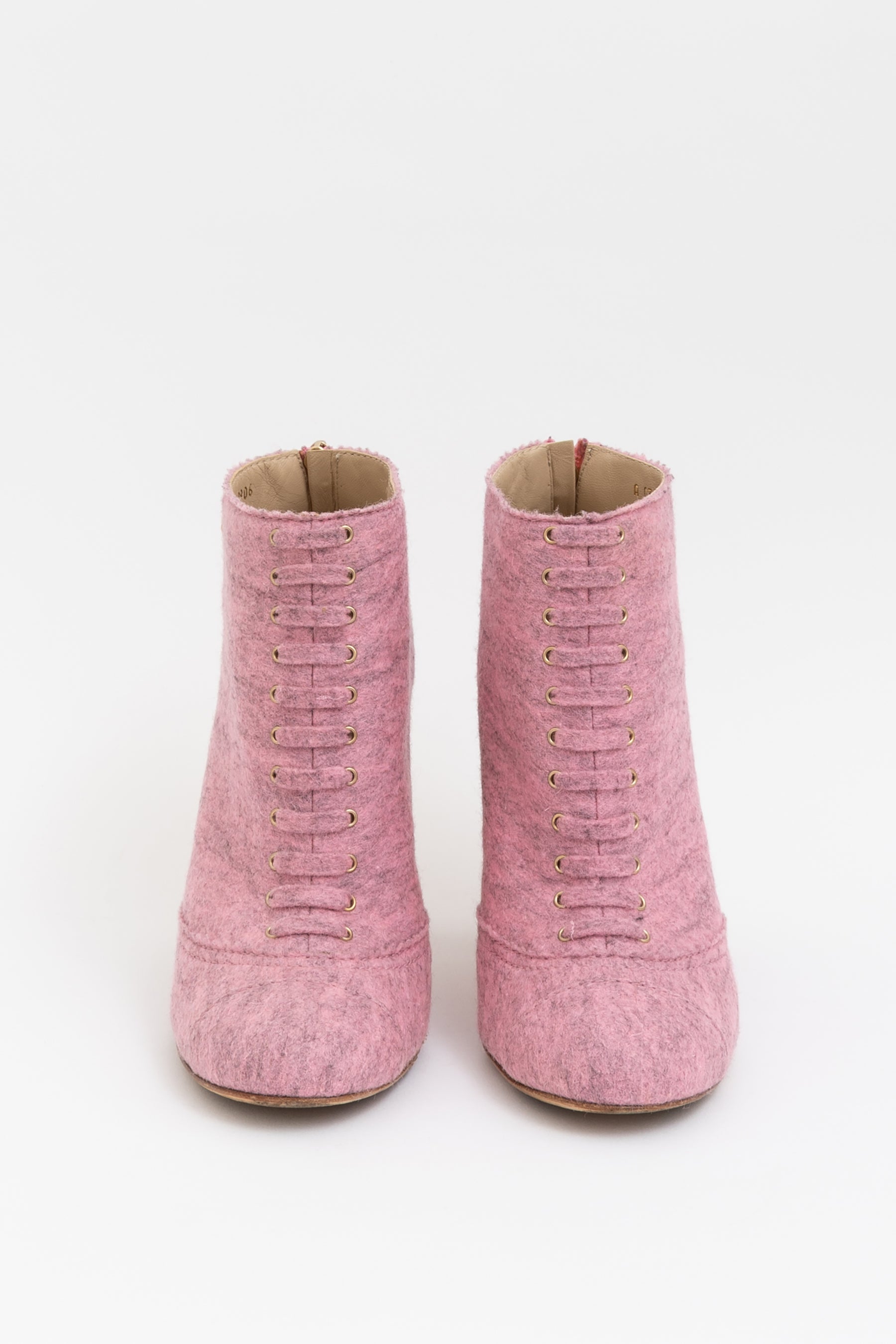 Chine Felt Short Boots