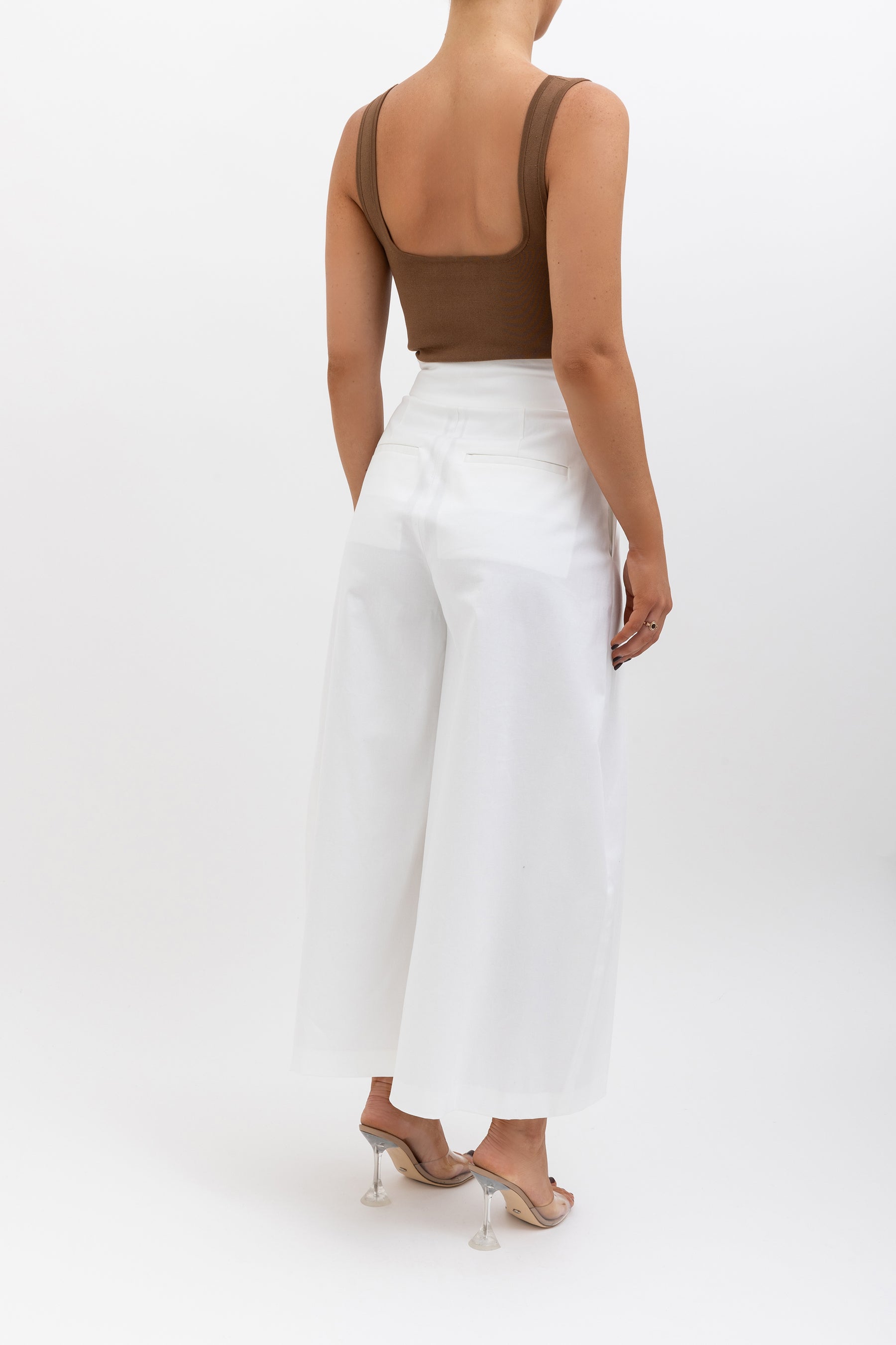 Bustier Strapless Top and Culottes Set