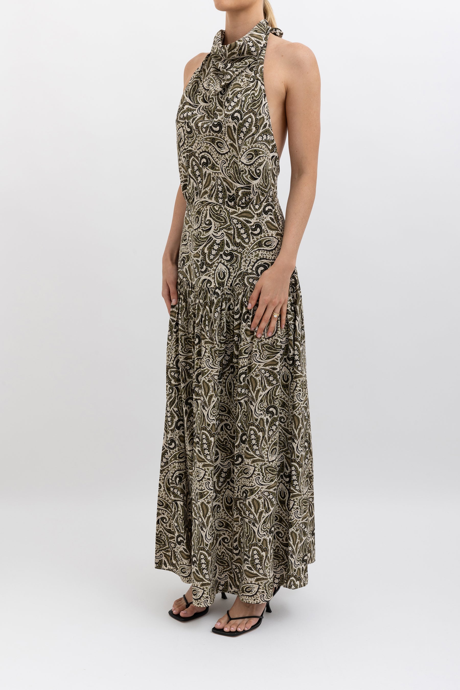 Paisley Halter Dress