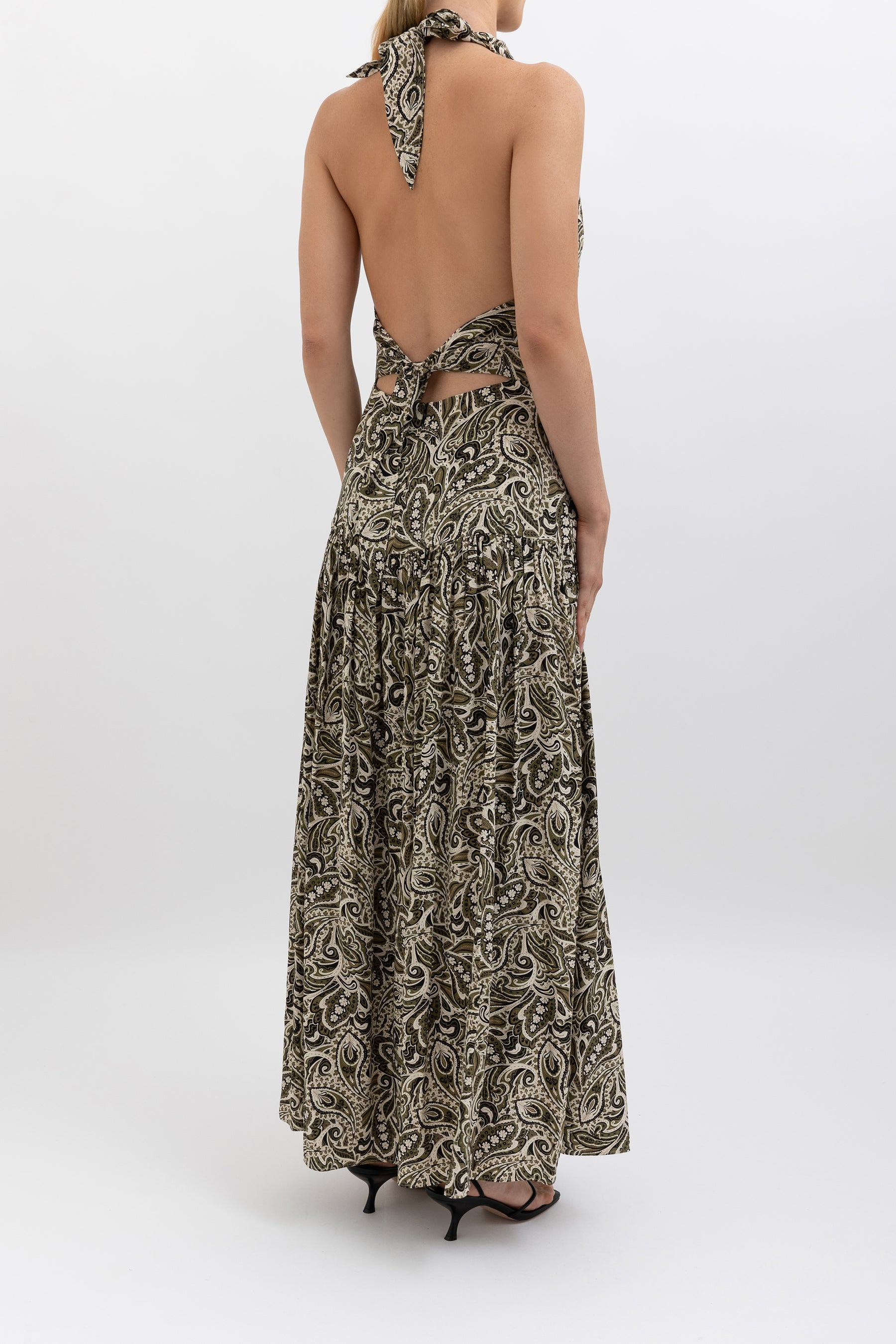 Paisley Halter Dress