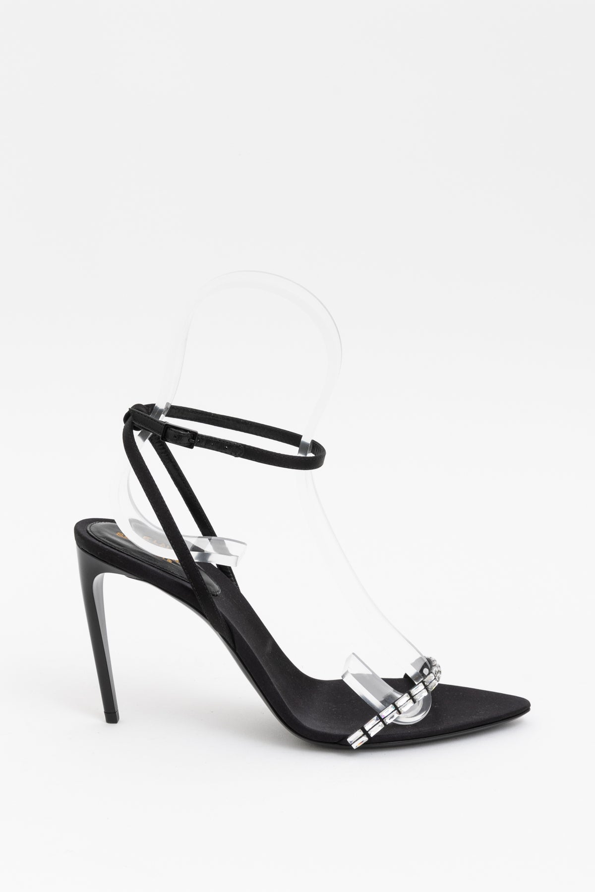 Crystal Gloria 100 Ankle Strap Heels