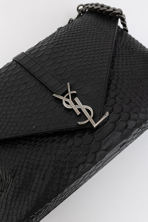 Python Embossed College Shoulder Bag