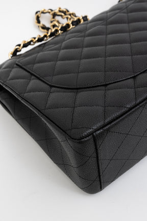 Caviar Leather Jumbo Classic Flap