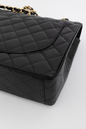 Caviar Leather Jumbo Classic Flap