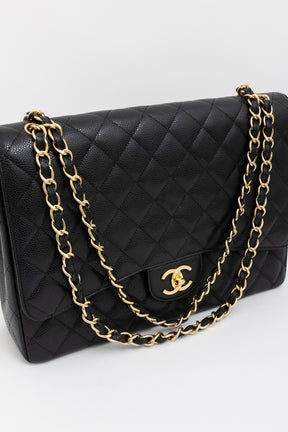 Caviar Leather Jumbo Classic Flap