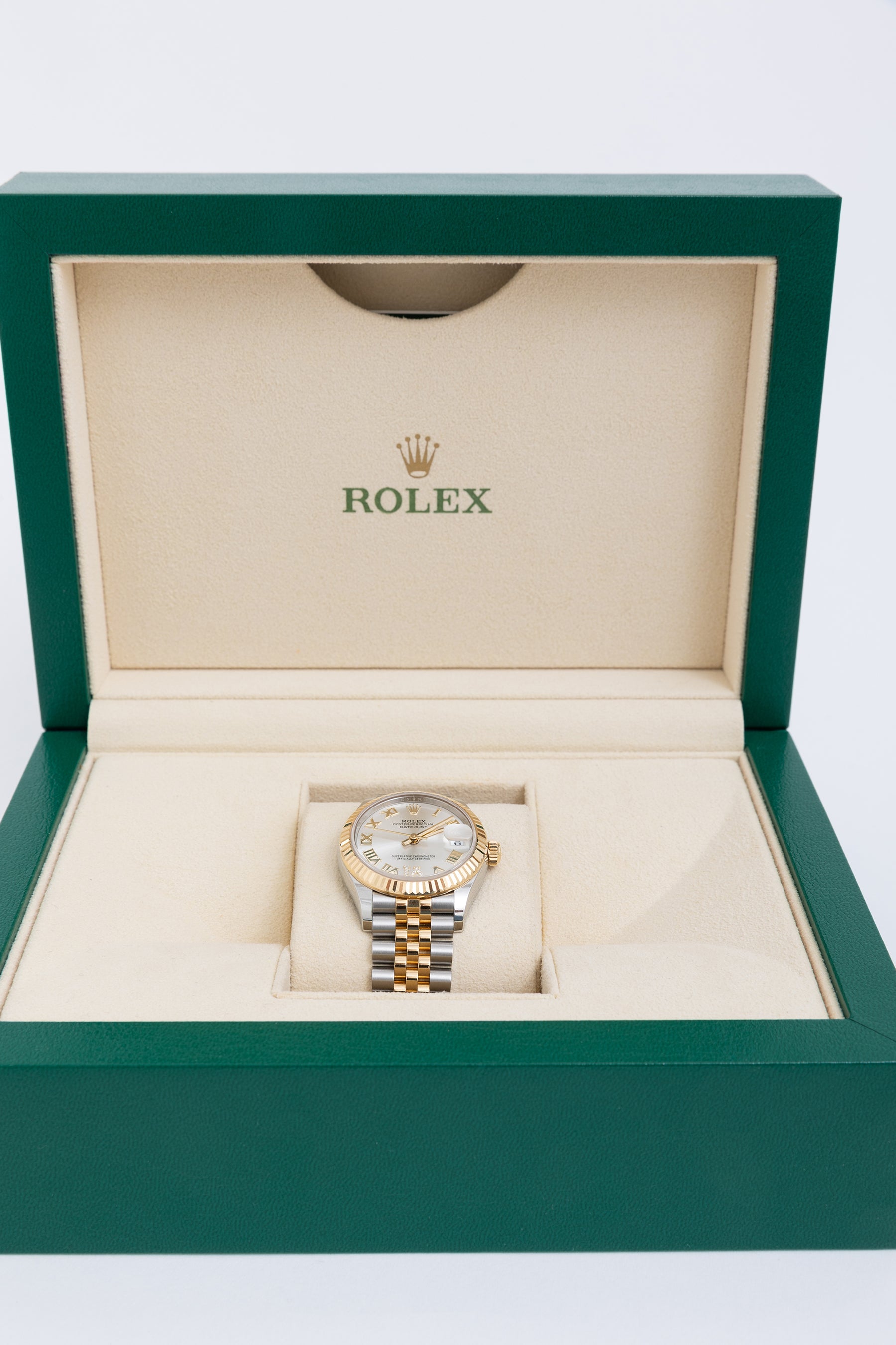 Two Tone Datejust 31mm Fluted Bezel with Jubilee Bracelet