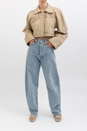 Meio Denim Cropped Jacket