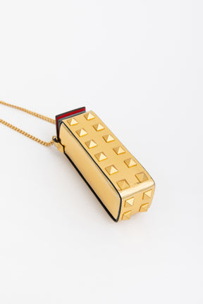 Rockstud Lipstick Case on Chain