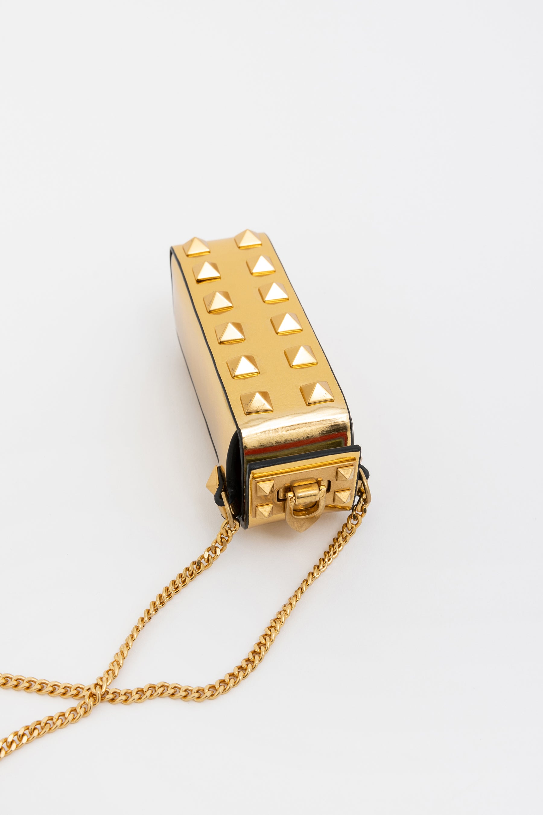 Rockstud Lipstick Case on Chain