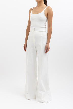 Jersey Wide Leg Trouser