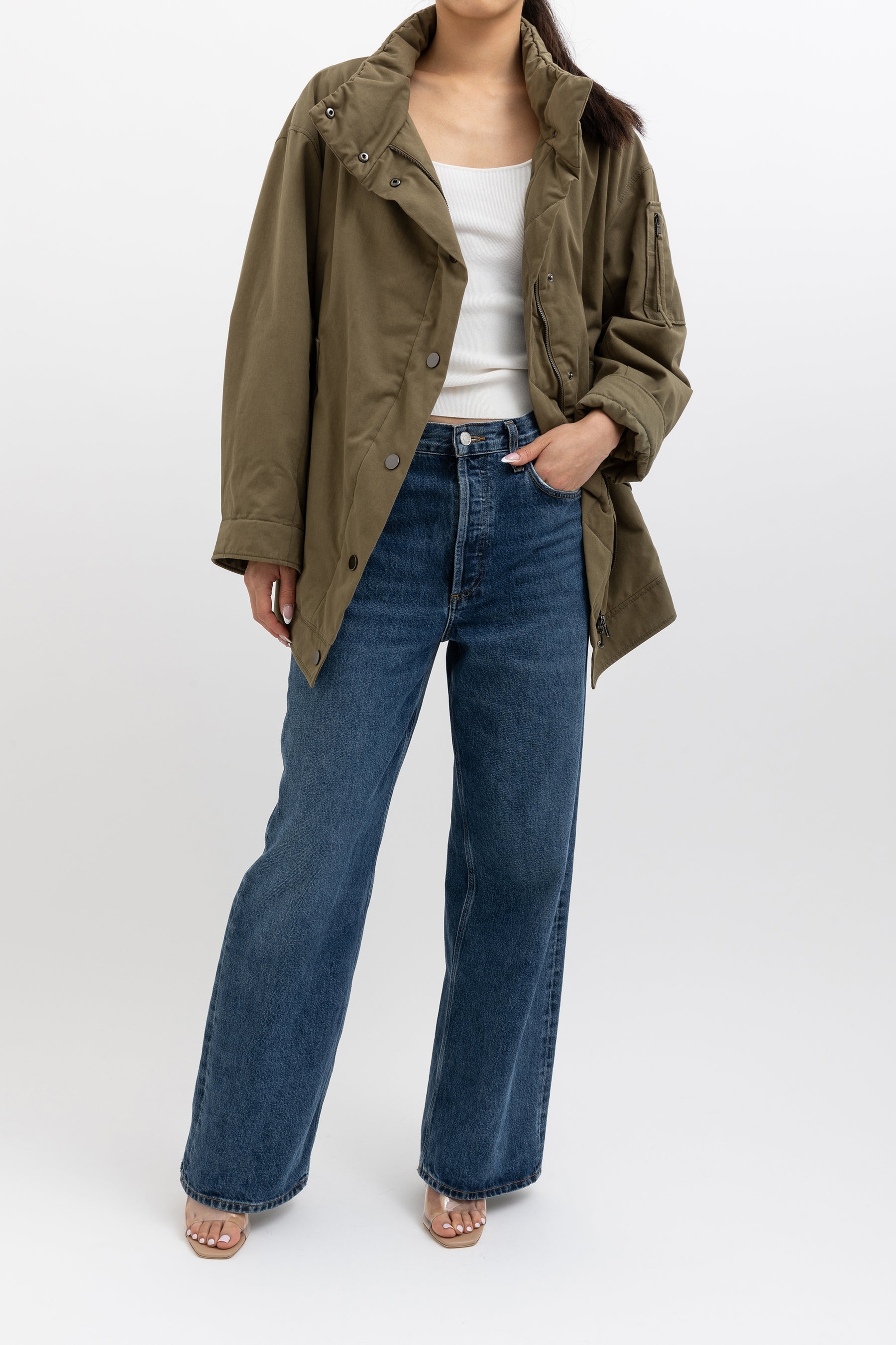 Utility Jacket with Belt