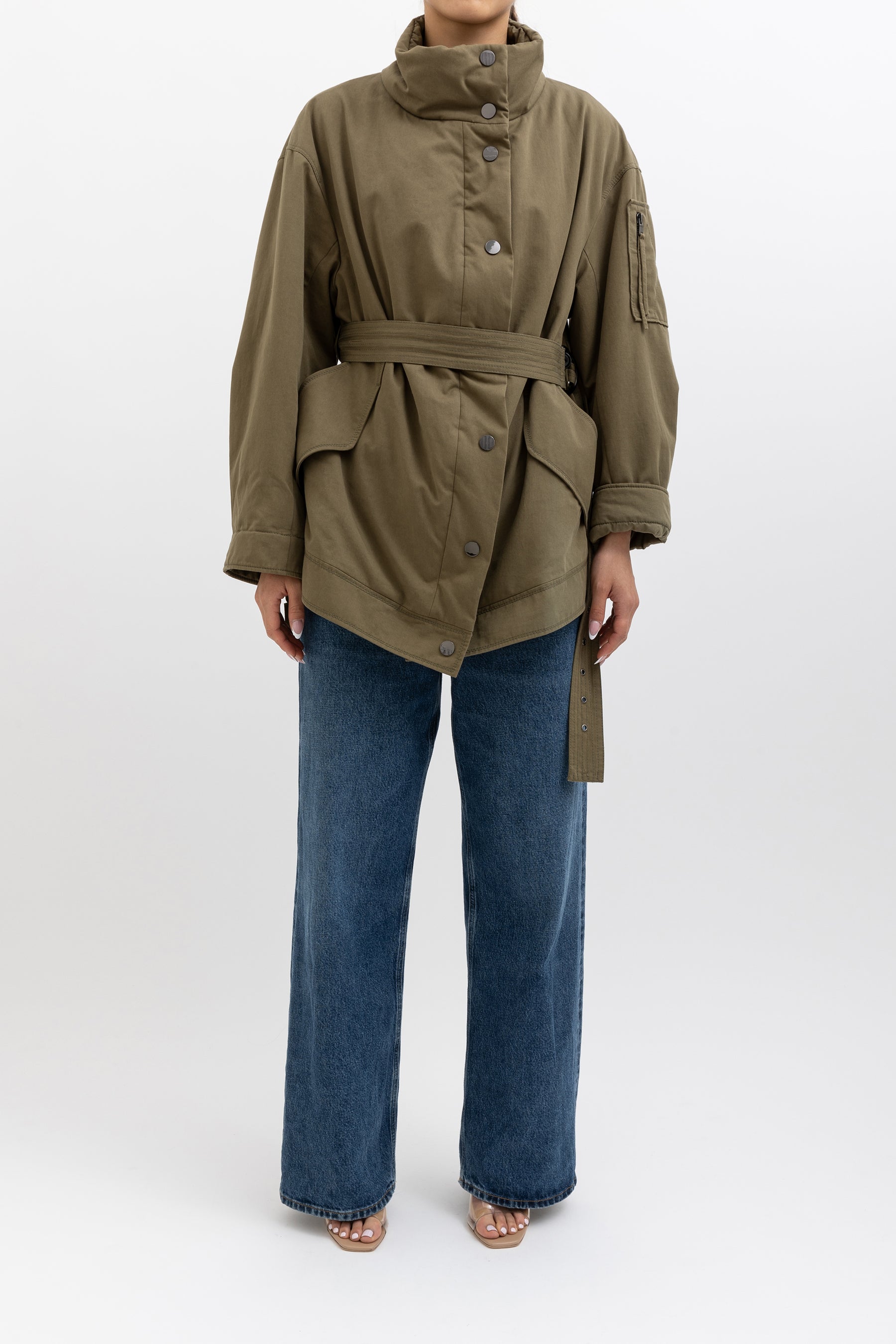 Utility Jacket with Belt