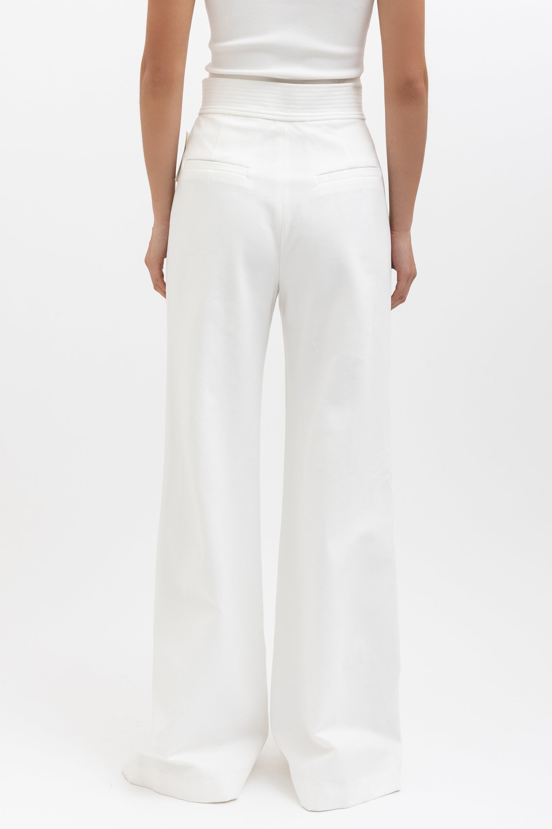 Jersey Wide Leg Trouser