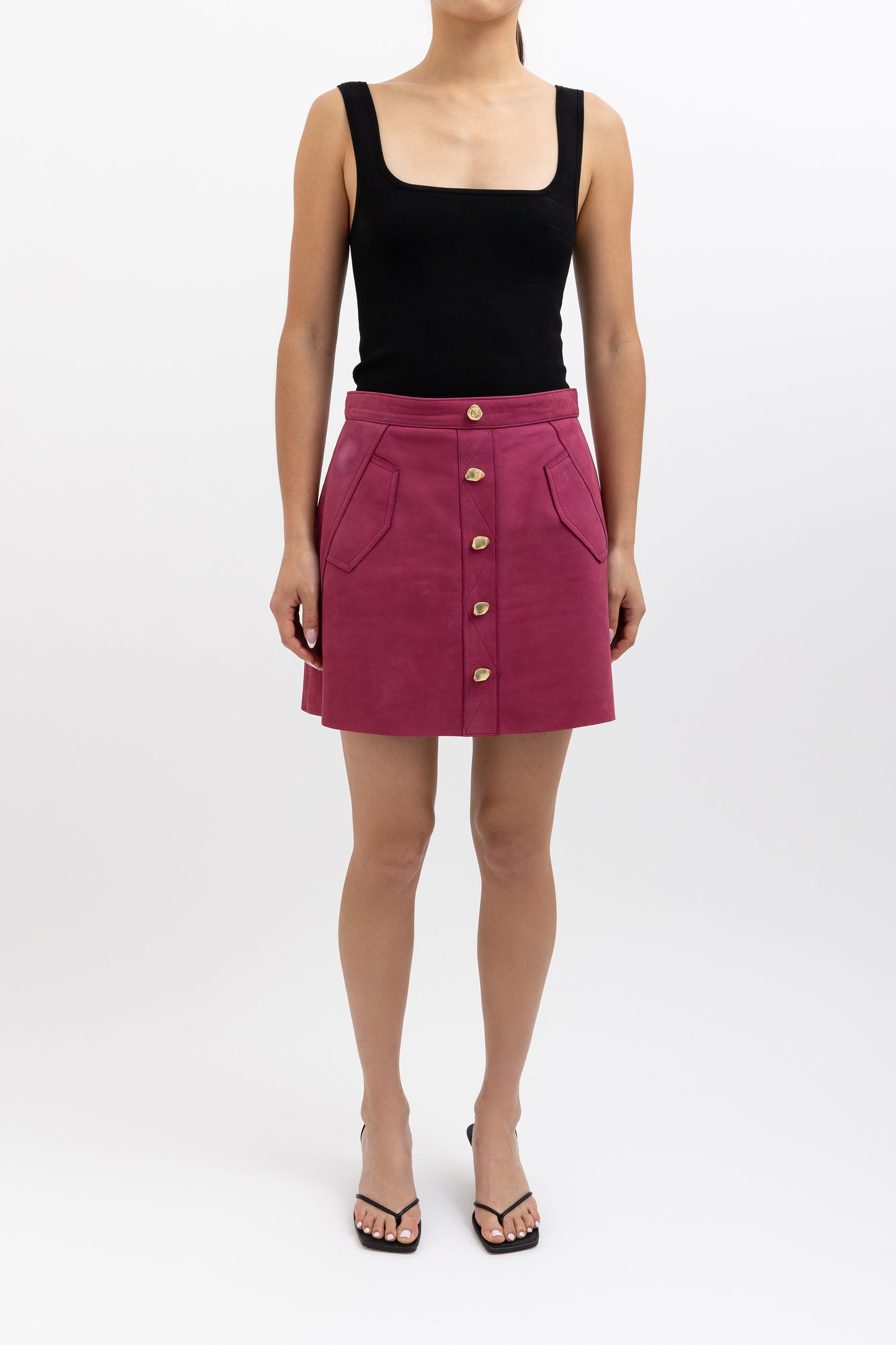 Marina Suede Mini Skirt